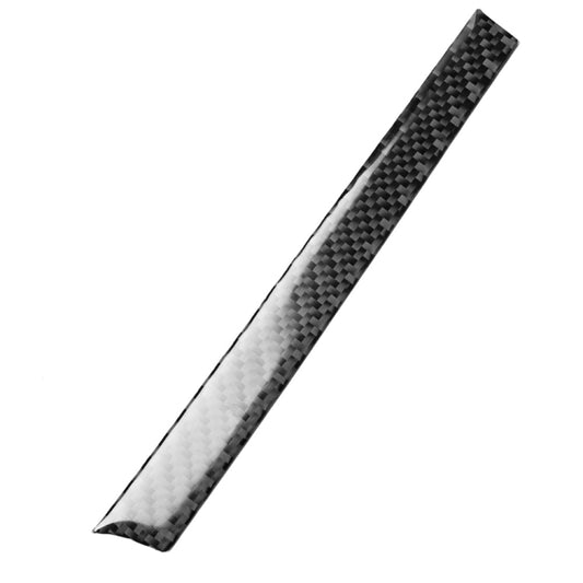 Long carbon fiber adhesive trim strip for gear frame area