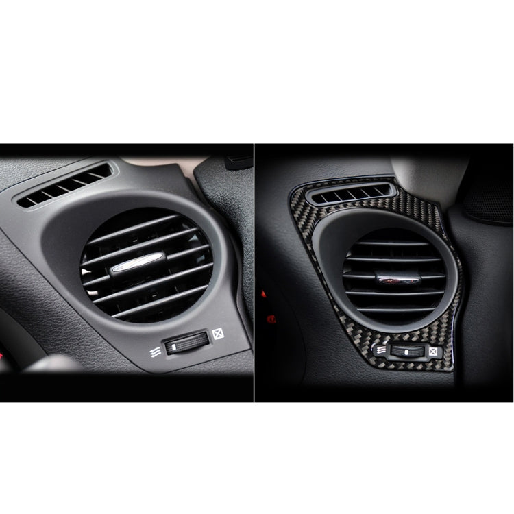 Car Carbon Fiber Big Left and Right Air Outlet Decorative Sticker for Lexus IS250 300 350C 2006-2012, Right Drive, Big Left and Right Air Outlet, Right Drive