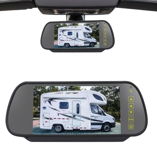 PZ460 Car Waterproof HD High Position Brake Light View Camera + 7 inch Rearview Monitor for Fiat / Citroen / Peugeot, PZ460 + 7 inch Rearview Monitor
