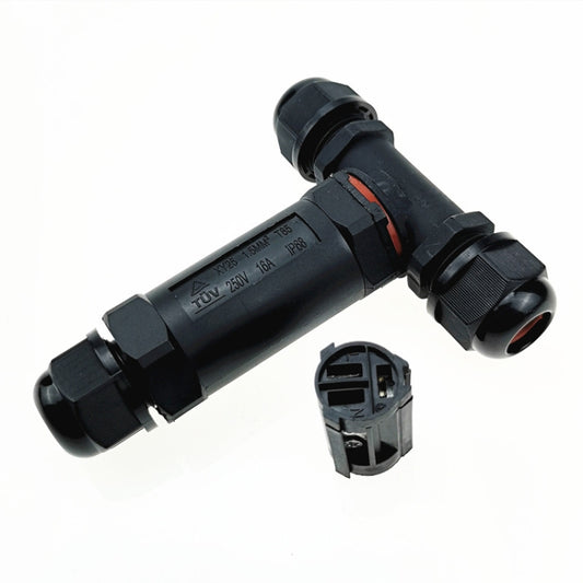 XY25 IP68 Waterproof 3 Pin T-type Cable Connector, XY25(T3)