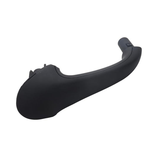 Black inside door handle, curved design with small end switch tab