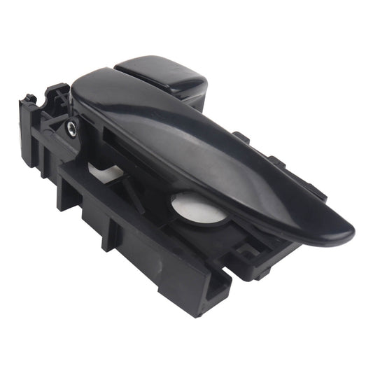 Black inside door handle lever assembly with glossy handle cover