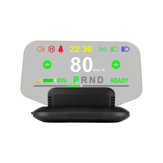 T1 5.1 inch Car HUD Head-up Display Overspeed Alarm / Remaining Battery Percentage Display for Tesla Model 3 / Y, T1 HUD