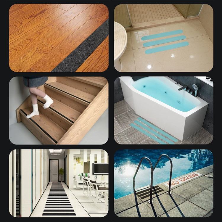Textured anti-slip tape for floors, stairs, bathtubs, and pool edges