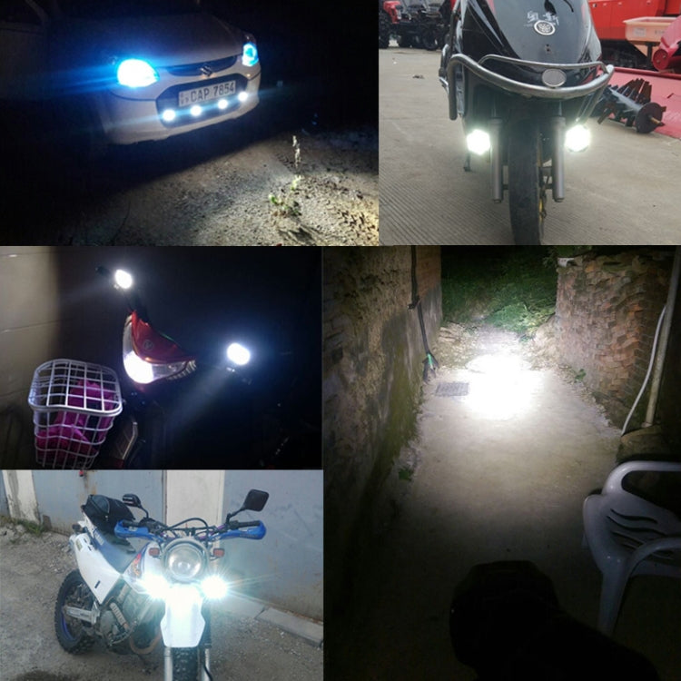 2 PCS L3C 8-85V / 16W / 5000K / 2000LM Motorcycle IP65 Waterproof External LED Spotlight, L3C