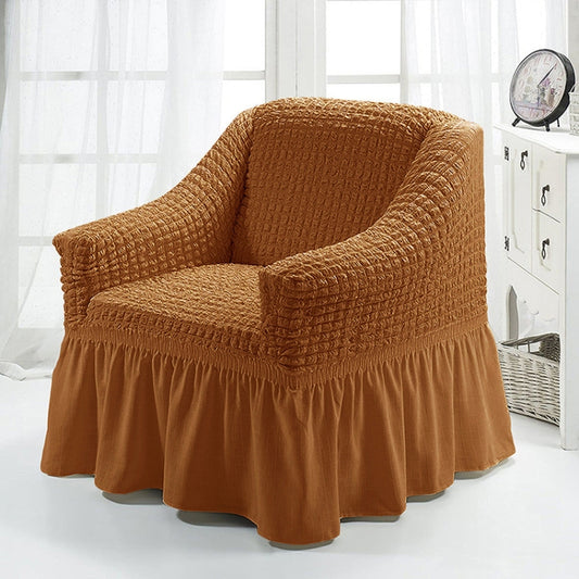Four Seasons Universal Elastic Full Coverage Skirt Style Sofa Cover, Size: Single S 90-140cm