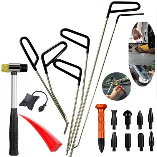 Q1 18 in 1 Car Paintless Dent Repair Hail Remover Hooks Rods Kit, Q1 18 in 1