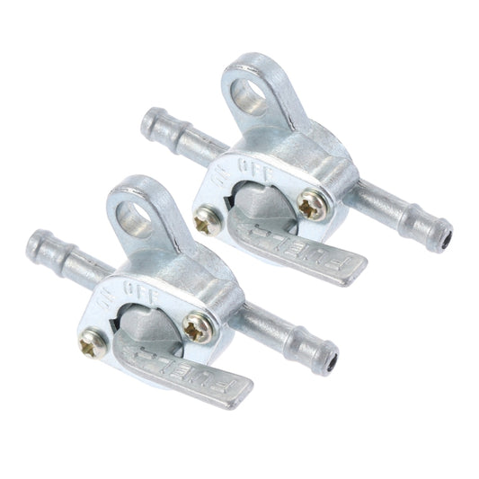 2pcs 6mm Motorcycle Scooter Fuel Tap Gas Petrol Valve Fuel Tank Switch, Fuel Tank Switch