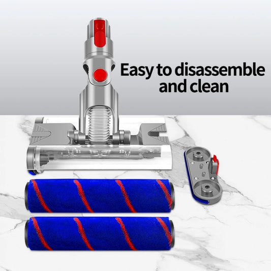 Double Roller Brush Universal Electric Floor Brush, For Dyson V7 / V8 / V10 / V11 23cm, For Dyson SLIM