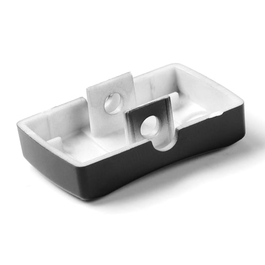 Gear mode switch button mounting base with clip and two screw holes