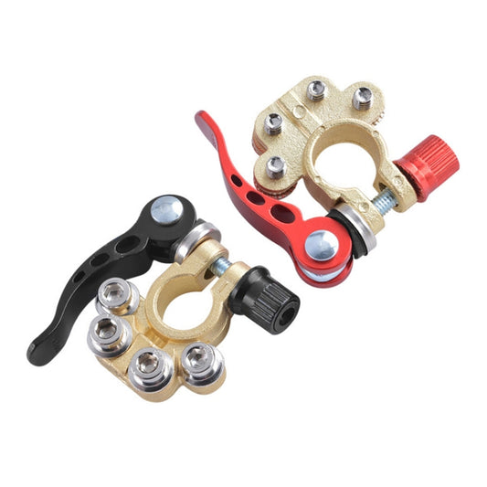 1 Pair Car Battery Terminals Quick Disconnect Cables Connectors, with L Wrench + 40A Terminal + Insulation Pad, with L Wrench + 40A Terminal + Insulation Pad