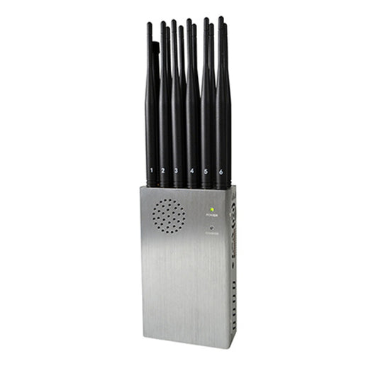 JAX-121A-12A 2G/3G/4G/5.8G/WIFI/GPS/LOJACK Mobile Signal Jammer with Remote Control, JAX-121A-12A