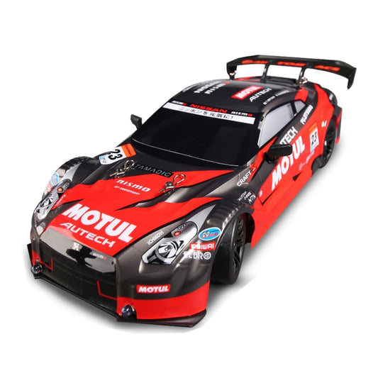 1:16 RC drift toy car, red and black sports body with rear wing