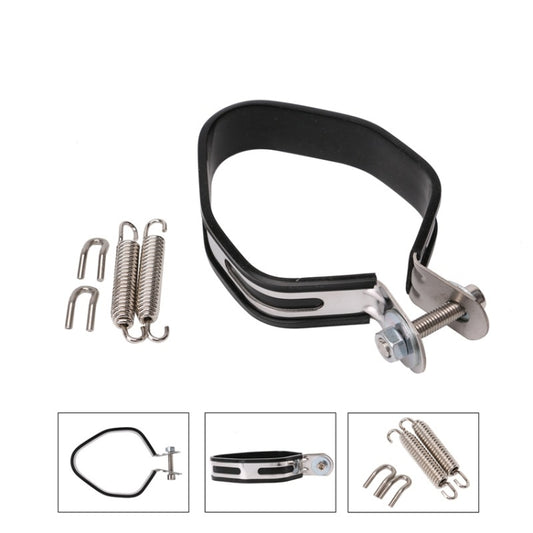 Motorcycle Exhaust Pipe Muffler Carbon Fiber Clamp, OT097