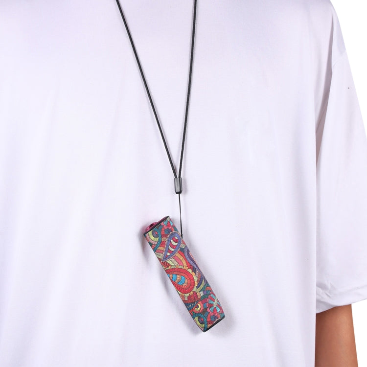 TPU+PU Skinned Electronic Cigarette Protective Case with Lanyard, For IQOS ILUMA ONE