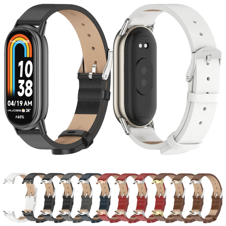 Microfiber PU leather watch bands, black and white straps with silver buckles