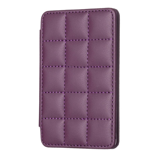 BFK01 Grid Pattern Card Bag Mobile Phone Back Sticker