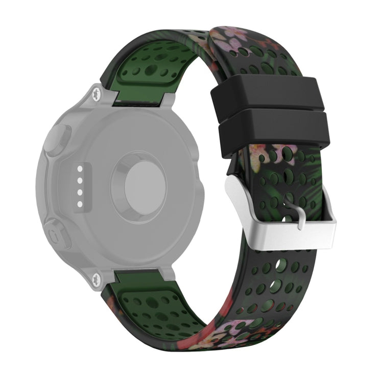 For Gaemin Forerunner 220 / 230 / 235 / 735XT / S20 Printing Silicone Replacement Wrist Strap Watchband