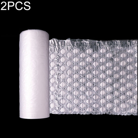 Silver inflatable bubble air-cushion packaging film sheet with repeating gourd pattern