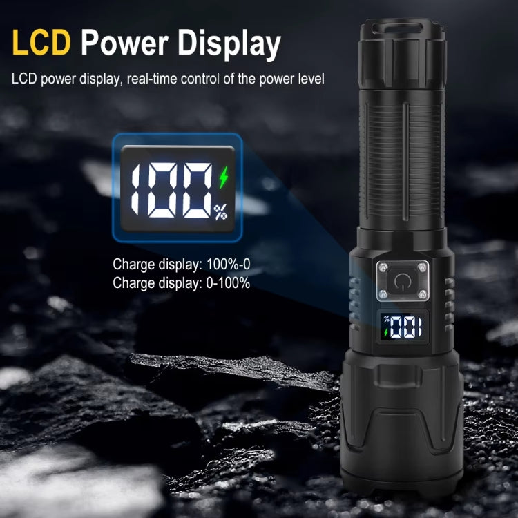 S2301 30W White Laser Wick 1000LM Telescopic Zoom LED Flashlight, S2301