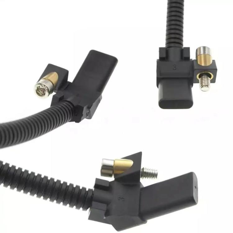 Crankshaft position sensor harness connectors with gold terminals and black plastic housings