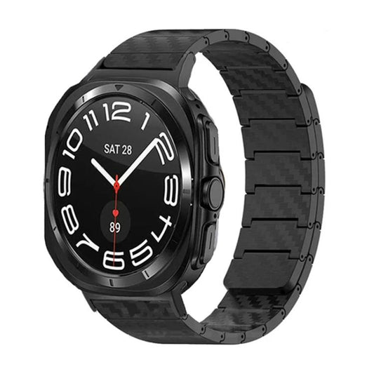 Carbon Fiber Magnetic Loop Watch Band, For Galaxy Watch Ultra2 2026 / 2025 / 1 2024, For Galaxy Watch9 / 8 / 8 Classic