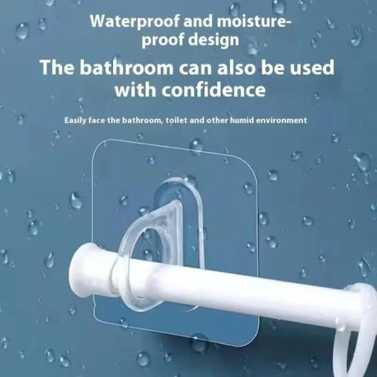 100pcs/Pack Multifunctional Transparent Self-Adhesive Round Hook