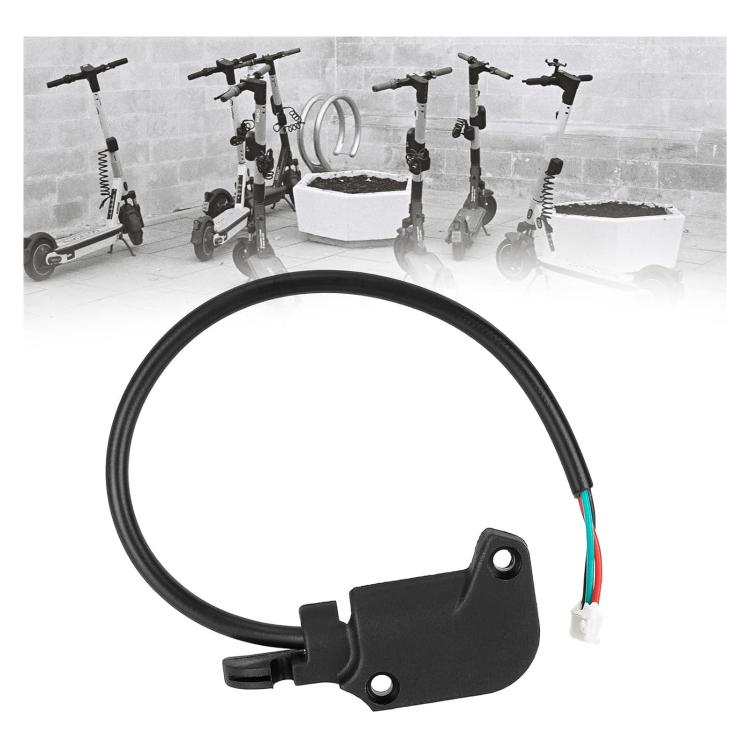 Black brake sensor assembly with cable and 3-wire connector plug