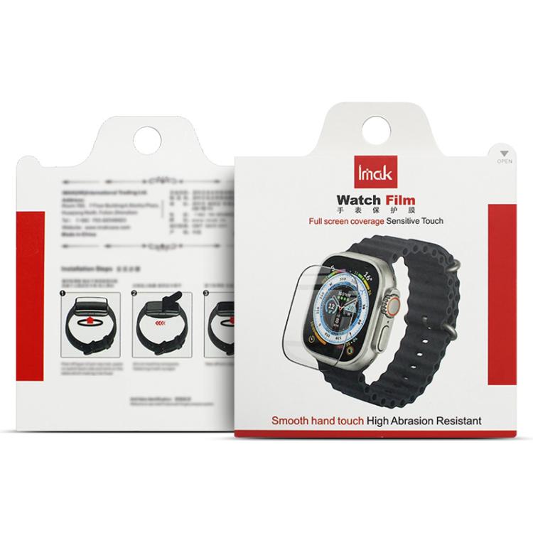 IMAK Black Scale Version Plexiglass HD Watch Protective Film, For Honor Watch 6 Plus
