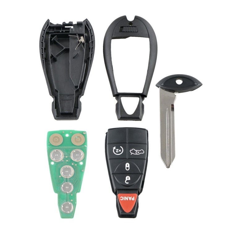 Car Key Shell Remote Control Case for Dodge Challenger 2008-2014 / Durango 2011-2013 5-button, For Dodge / Chrysler / Jeep