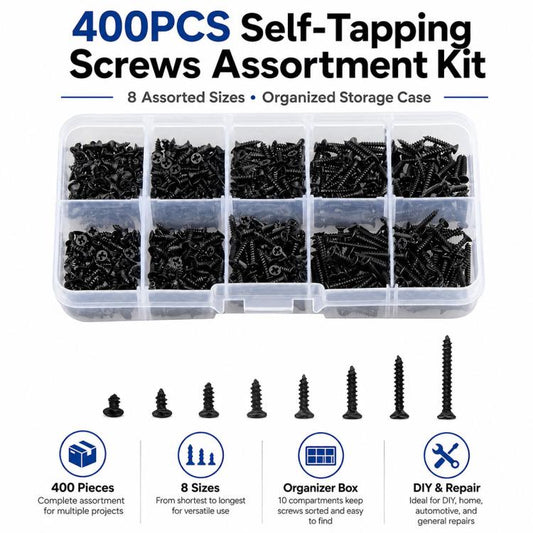M2 Phillips Self-tapping Screw 400 PCS / Set, M2 400 PCS / Set