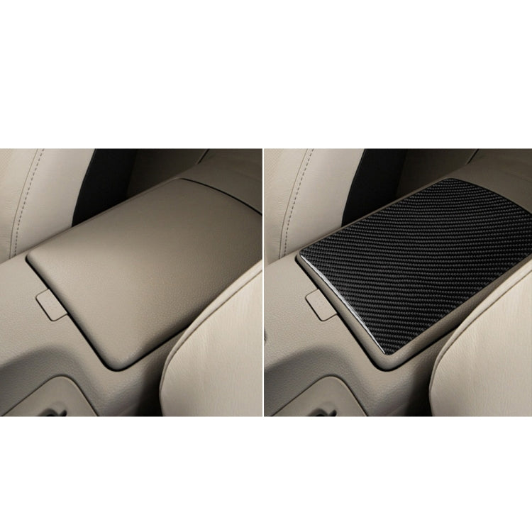 Car Carbon Fiber Central System Control Storage Box Decorative Sticker for Nissan 350z 2006-2009, Central System Control Storage Box