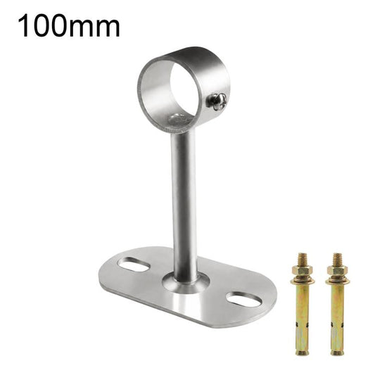 Fits 25mm Round Tubes Stainless Steel Flange-Mount Bracket for Clothes Drying Rod, 100mm, 150mm, 200mm, 250mm, 300mm, 350mm, 400mm, 500mm