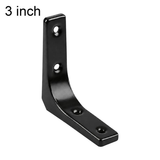 Simple Cold-Rolled Steel Right Angle Curved L-Shaped Wall Storage Shelf Support Braces, 3 inch, 4 inch, 5 inch, 6 inch, 8 inch, 10 inch, 12 inch, 16 inch