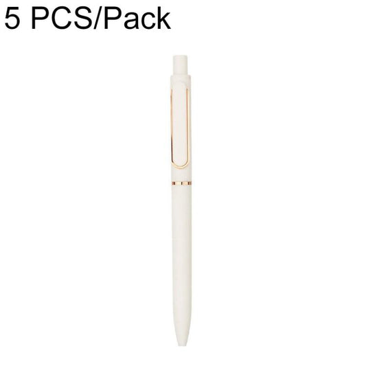 5 PCS/Pack Morandi Retractable 0.5mm Bullet Tip Signature Gel Pen, Mint Green, Premium Grey, Creamy White, Sky Blue, Taro Purple, Almond Tea, Almond Tea with Silver Clip, Sakura Pink, Mint Green Color-Block, Premium Grey Color-Block, Sky Blue Color-Bl...