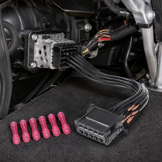 For Renault Megane II Heater Blower Motor Resistor Wiring Harness Connector 8200729298, 7701207876