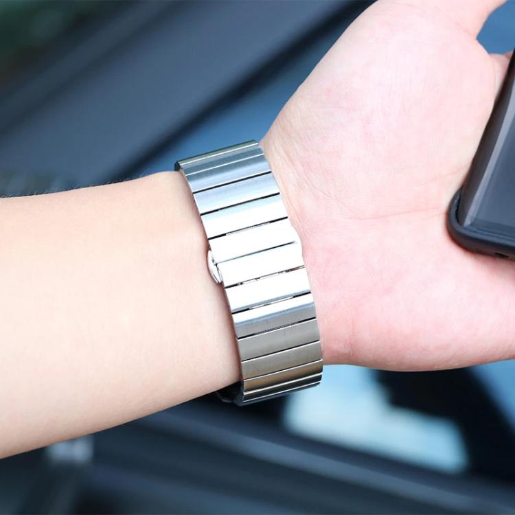 One Bead Butterfly Clasp Stainless Steel Watch Band, For Honor Band 11 / Band 11 Pro