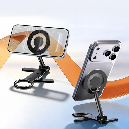 D73-1 360 Degree Rotating Foldable Double-Sided Magnetic Phone Holder for All-Scene Use