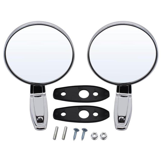 SF-QC-003 1 Pair Vintage Car Front Rearview Mirror