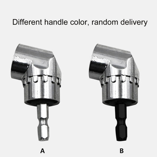 105 Degree Right Angle Drill Driver Bit Extension Power Drill Tool 7mm Hex Magnetic Power Screwdriver Socket Adaptor, Short Type, Long Type