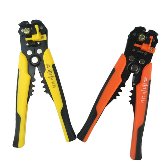 5 in 1 Multifunctional Cable Wire Stripper Cutter Crimper Self-Adjusting Terminal Crimping Stripping Plier Tools, Random Color Delivery, 5 in 1