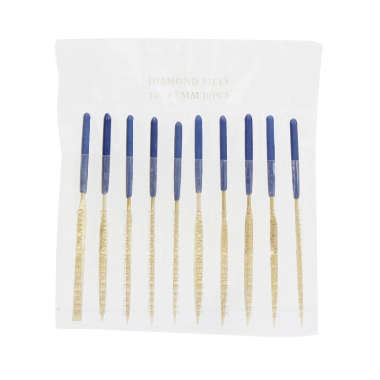 JF-170407 10 in 1 3x140mm Gold Plating Files Group Tool Set, JF-170407