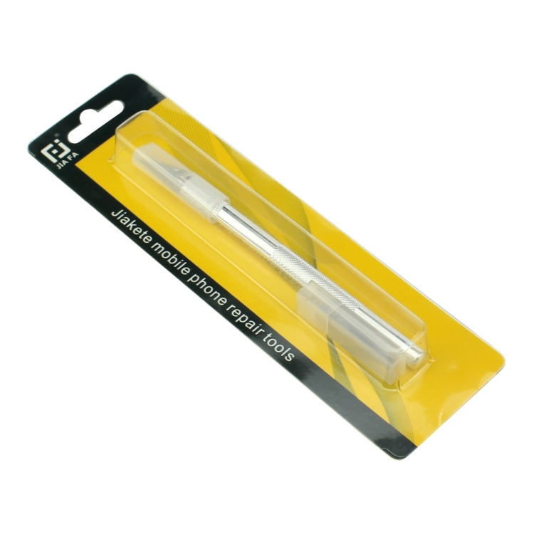 JIAFA JF-621 mobile phone repair tool blister pack with metal blade inside