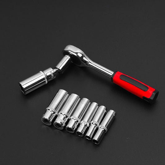 53 In 1 Multi-function Car Repair Combination Toolbox Ratchet Wrench Set, 53 In 1