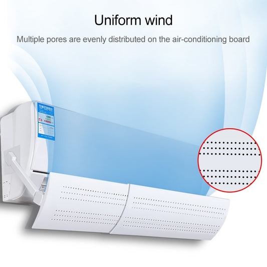 Bedroom Wall-Mounted Baby Universal Anti-Straight Blowing Air Conditioning Windshield Wind Deflector Shroud, S Three Board Version, S Three Board Version