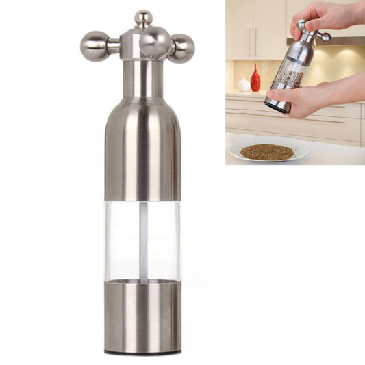 MICLAN Stainless Steel 304 Rudder Shape Grinder Pepper Grinding Machine, Size : L, L