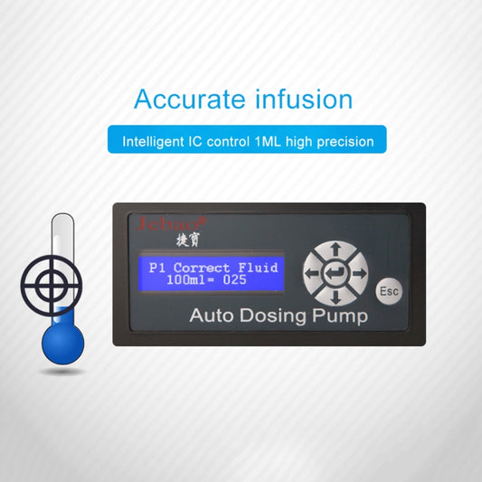 Jebao DP-2 4W Auto Dosing Pump Peristalsis Pump 2-Channel Dosing Aquarium Tank Coral Reef Automatic Feeder Liquid Dispenser, US Plug, DP-2 4W