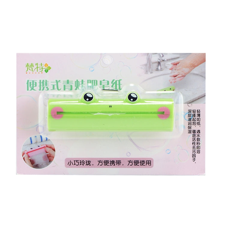 1.2m Frog Pattern Hand Washing Convenient Scented Soap Sheets, Random Color Delivery Delivery, Soap Sheets