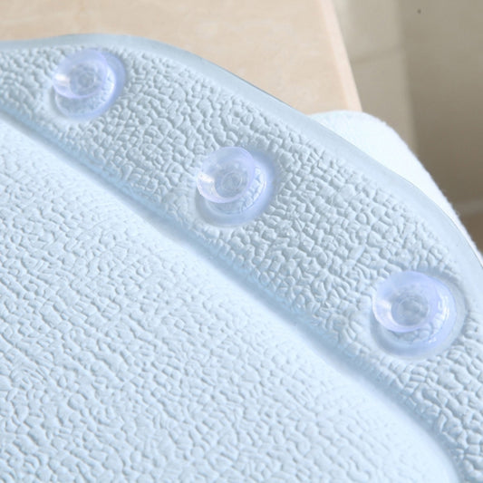 Bathroom Supplies Bathtub Pillow Bath Bathtub Headrest Suction Cup Waterproof Bath Pillows,Random Color Delivery,Size: 31*21cm, Bathtub Pillow