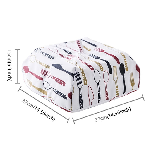 Foldable Thickened Aluminum Foil Food Heat Preservation Cover, Size: L (37 x 37 x 15cm), Size: L Green, Size: L Red